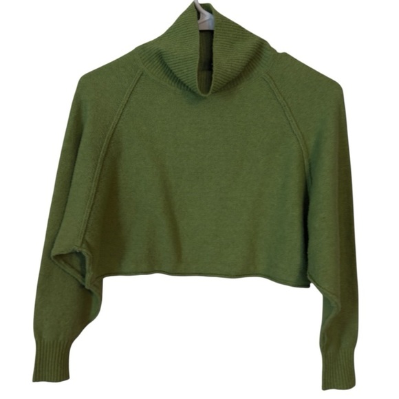 πΉUrban Outfitters Olive Cowl Neck Sweater - Picture 1 of 6